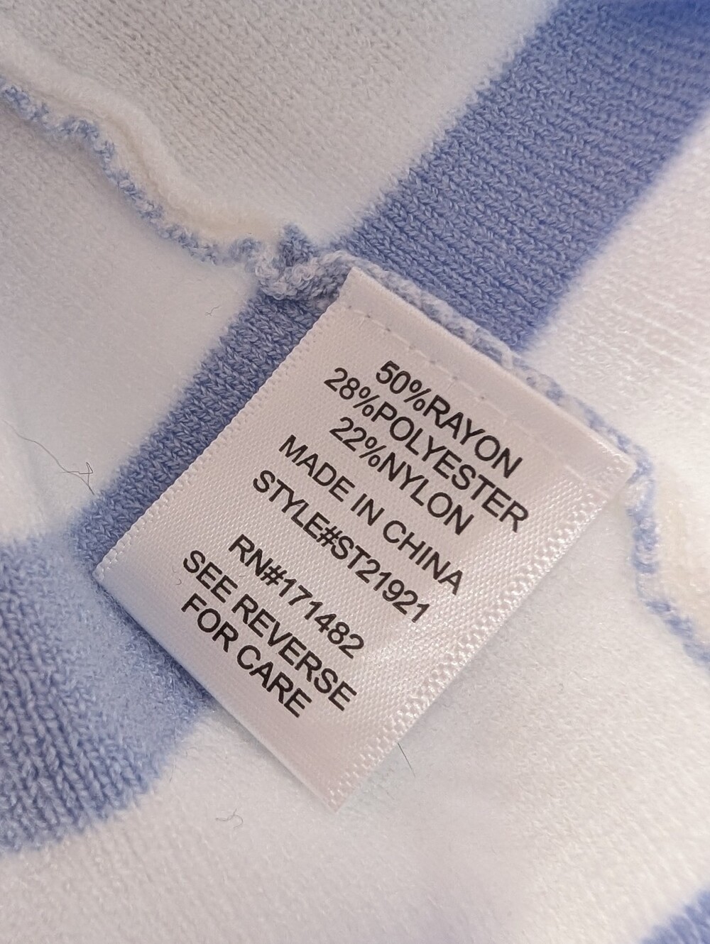NWT Sincerely Jules Pastel Blue Wide-Leg Knit Pants And Top Set Size Medium - Picture 5 of 6